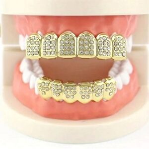 Luxury Gold Diamond Grillz For Men